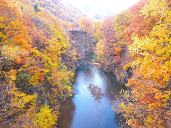 定山渓 豊平川SUPツアー のんびり水上散歩♪ボードに立ったり座ったりしながら景色を満喫！＜5～11月／6歳以上参加可／送迎あり／札幌市定山渓＞