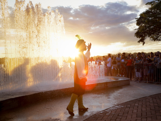3ヶ国（アルゼンチン・ブラジル・パラグアイ）の国境地点散策ツアー＜日本語ガイド／送迎あり／夕方発／ダンスショー・観覧車付きプラン有＞