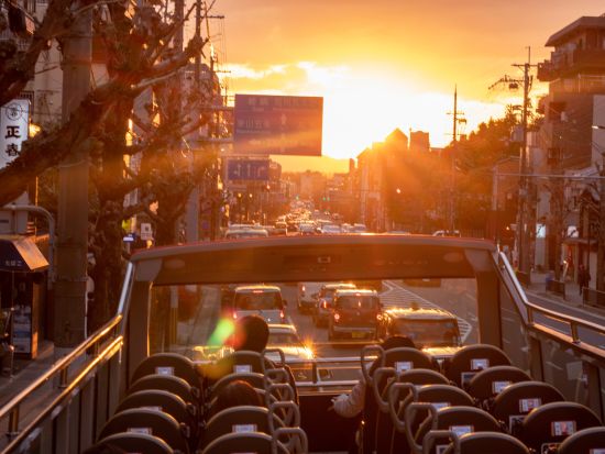 SKY HOPバス 京都の定番スポットを回る乗り降り自由の新スタイルバス ＜乗り降り自由／1日券・2日券／京都＞