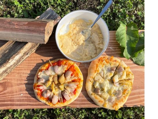 「Otsukai!」農家さんから具材を集めて津和野を味わうピザづくりツアー  電動アシスト付き自転車で食材調達＆クッキング体験＜5時間／津和野町＞