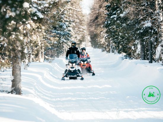 スノーモービルで行く！ラップランド 冬の絶景満喫ツアー＜12～4月／ロヴァニエミ発＞