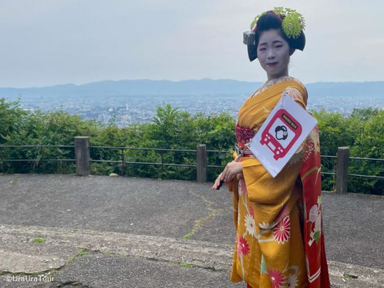 舞妓と東山展望台IMG_6650