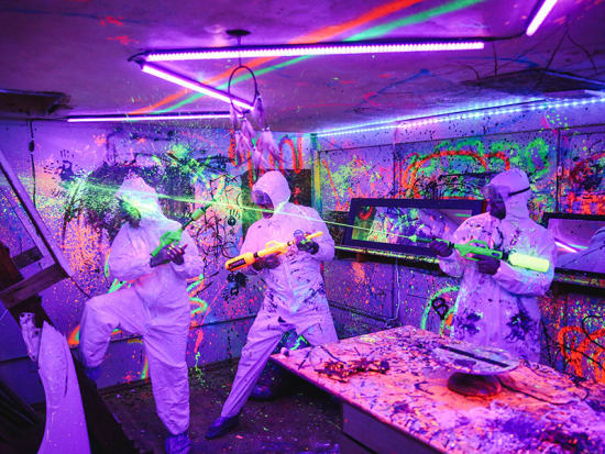 Raging Good Time Kids Glow in the Dark Party Ideas