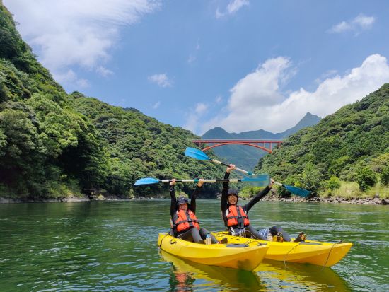 【貸切】安房川リバーカヤック＆島内観光ツアー 屋久島の自然を満喫！写真データプレゼント ＜1日＞ by 屋久島リバーカヤックebis
