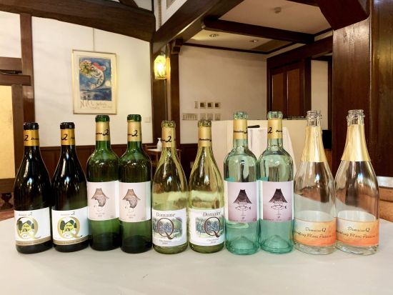 山梨 1日6名限定！甲府ワインポート ドメーヌQ ワイナリースタッフの解説付きでワイナリーを見学！ウェルカムドリンク＋コースランチ＆ワイン5種付き＜甲府市＞