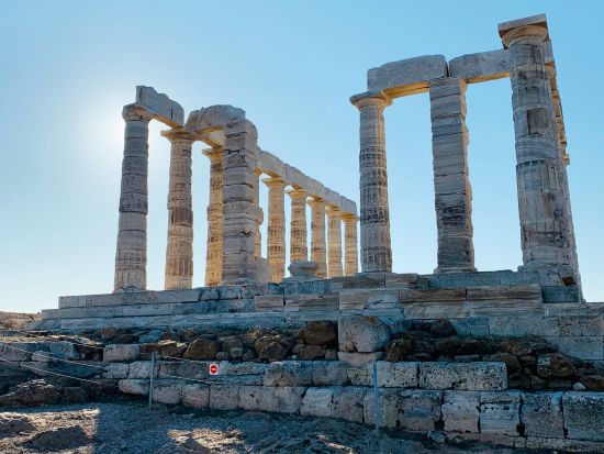 海岸ドライブとポセイドン神殿、スニオン岬半日観光ツアー＜午後／英語ガイド／アテネ発＞