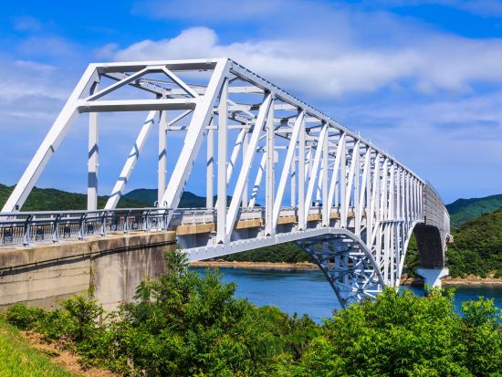 上五島貸切観光タクシー　奈良尾のあこう樹＋米山展望台＋桐教会＋若松大橋＋龍観山展望所＋極楽寺＋土井ノ浦教会＜3時間／若松島 中通島・新上五島町＞by若松タクシー