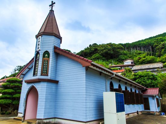 上五島貸切観光タクシー　教会巡り1日コース　青方教会＋福見教会＋桐教会＋大曾教会＋旧鯛ノ浦教会＋冷水教会＋青砂ヶ浦天主堂など ＜新上五島町＞by 有川タクシー 