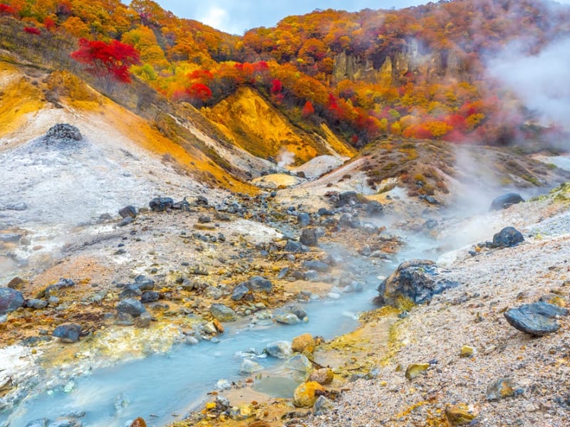 Japan_Hokkaido_Shikotsu-Toya National Park_Noribetsu Jigokudani_shutterstock_1088439347