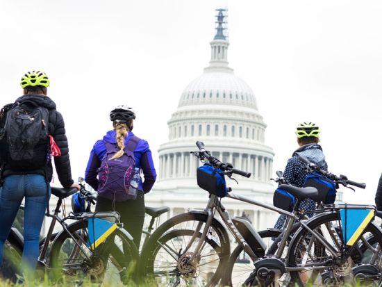 ワシントンD.C.　自転車レンタルサービス　電動自転車のレンタルプランあり＜2時間・4時間・1日＞
