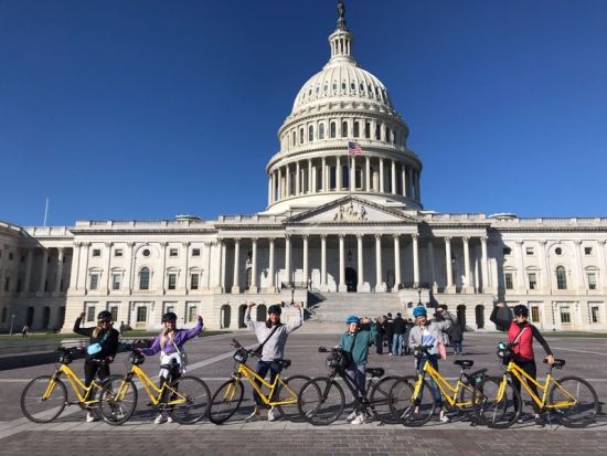 ワシントンD.C.　自転車レンタルサービス　電動自転車のレンタルプランあり＜2時間・4時間・1日＞