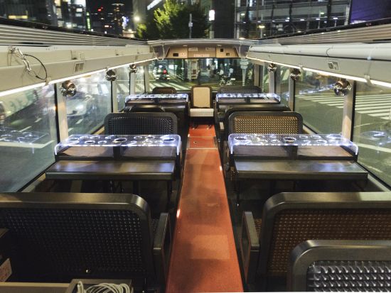 東京レストランバス ディナーコース【フレンチコース】お食事を楽しみながら東京観光＜東京駅発＞