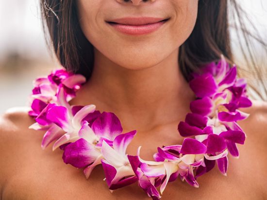 レイ・グリーティングサービス　豊富な種類のレイから選べる！グループやハネムーンプランあり＜コナ国際空港＞