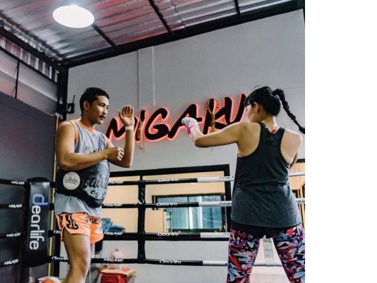 気軽に本場タイでのムエタイ体験　＜1セット90分／BTSプロンポン駅徒歩3分＞