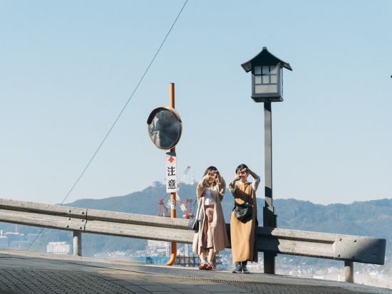 坂本龍馬の足跡散策ツアー　4つの龍馬像＋風頭公園＋上野彦馬家墓地＋亀山社中記念館＋『竜馬がゆく』文学碑＋眼鏡橋 ＜午前・午後／約3時間／長崎市＞