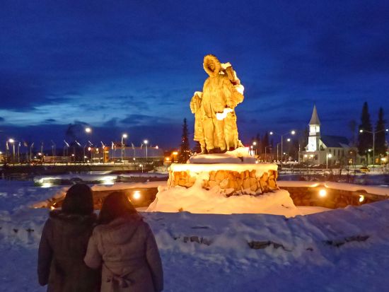 フェアバンクス市内　ハイライト観光ツアー ＜日本語ガイド／フェアバンクス発＞