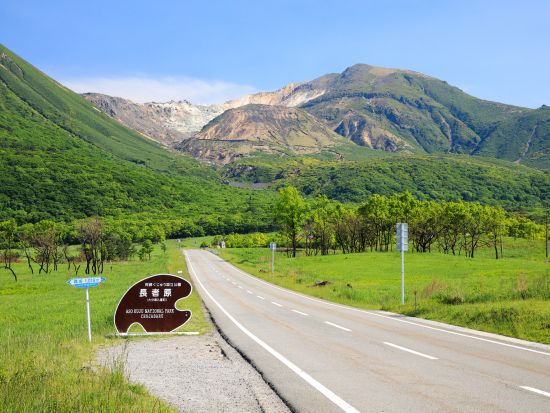  【熊本市内発／湯布院着】貸切観光タクシー　白川水源＋阿蘇山中岳火口＋草千里＋大観峰＋やまなみハイウェイ ＜約7時間＞by 熊本タクシー