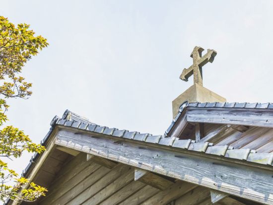 福江港発着 久賀島「旧五輪教会堂」見学ツアー 世界文化遺産の構成資産『久賀島の集落』へガイド付きでご案内　by 木口汽船