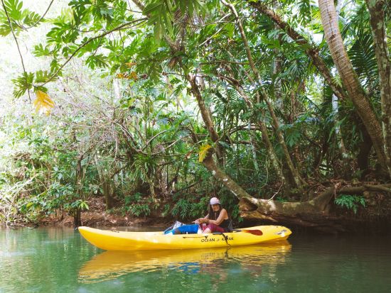 リバーカヤック タロフォフォ川のジャングルを探検！古代遺跡の見学付き＜英語ガイド／チャモロ料理の昼食付き／送迎付きプランあり＞