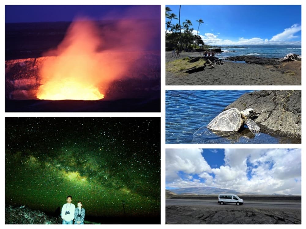 マウナケア山麓　星空観測島内観光ツアー　ハワイ島観光スポットを一周＆キラウェア火山も見学＜1日／ハワイアン夕食付＞by　ビッグ・アイランド・クレスト　ハワイ（ハワイ島）の観光・オプショナルツアー専門　VELTRA(ベルトラ)