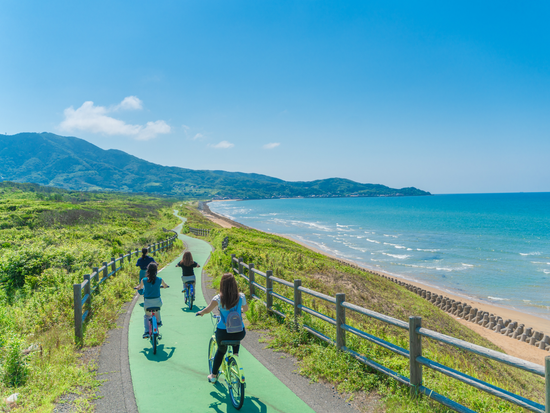 海辺のサイクリング