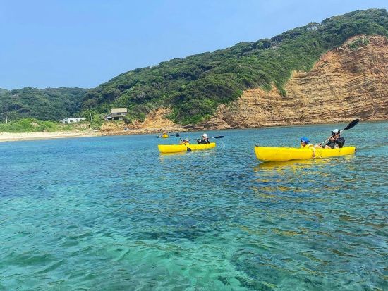 カヤック体験　透明度抜群！ エメラルドグリーンの海をカヤッククルージング＜1時間30分／壱岐市＞ by 壱岐イルカパーク＆リゾート