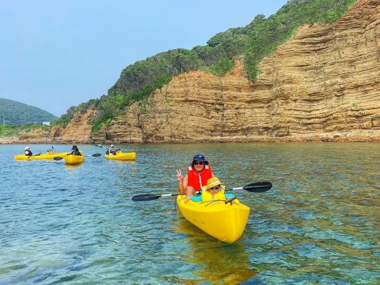 カヤック体験　透明度抜群！ エメラルドグリーンの海をカヤッククルージング＜1時間30分／壱岐市＞ by 壱岐イルカパーク＆リゾート