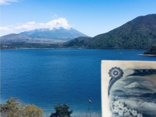 地元ガイドの案内で行く！本栖湖一周サイクリングツアー　千円札にも描かれた富士山の風景を楽しむコース＜富士河口湖町本栖＞