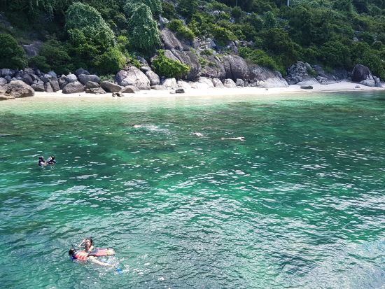 チャム島シュノーケリングツアー　世界生物圏保護区の美しい海をのんびりシュノーケリングで満喫！＜昼食付き／英語ガイド／ダナンまたはホイアン発＞