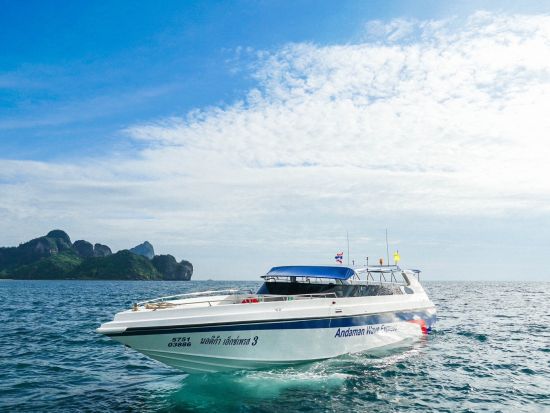 ピピ島⇔プーケット 乗船チケット＜スピードボート／午前・午後／プーケット島内送迎付＞