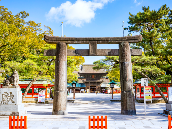 福岡市内発着貸切観光タクシー　福岡市内観光コース　櫛田神社＋崇福寺＋筥崎宮＋香椎宮＋マリンワールド＋海の中道海浜公園　＜最大9名／5時間／福岡市内送迎可＞