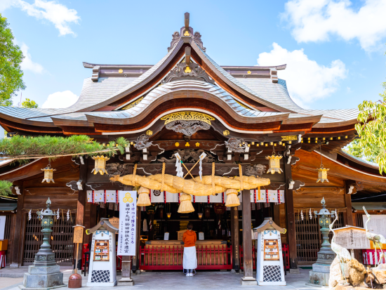 福岡市内発着貸切観光タクシー　福岡市内観光コース　櫛田神社＋崇福寺＋筥崎宮＋香椎宮＋マリンワールド＋海の中道海浜公園　＜最大9名／5時間／福岡市内送迎可＞