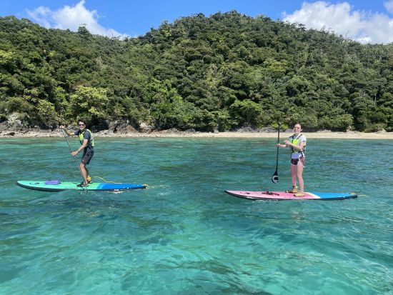 SUP＆シュノーケリング体験1日ツアー 人気の島弁当の昼食付き＜7時間／白浜海水浴場／瀬戸内町＞ byアマニコガイドサービス