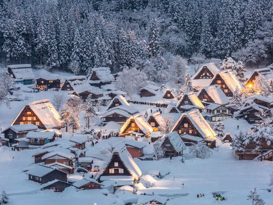 Japan_Gifu_Shirakawago_Lighting Up_shutterstock_256865620