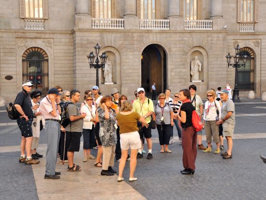 バルセロナ旧市街　ゴシック地区ウォーキングツアー＜午前／英語＞