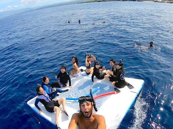 野生のイルカウォッチング＆ダブルシュノーケリングクルーズ byイルカ大学＜ランチ付き／英語ガイド（日本語スタッフ乗船日あり）＞