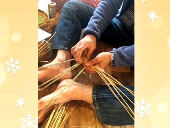 新潟県十日町ぞうり作り体験 わら細工名人に学ぶオリジナルぞうり作り＜2時間30分／十日町市＞