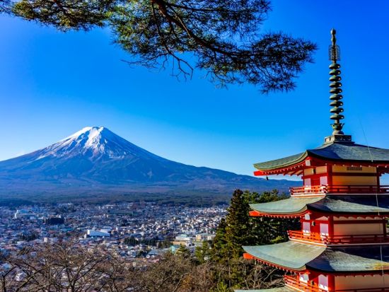 KURURIふじさん ガイドツアー新倉山浅間公園＜河口湖駅発着＞