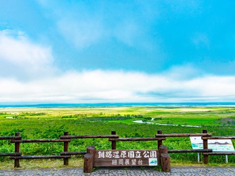 貸切観光タクシー 釧路湿原細岡展望台コース　人気の展望台から大観望を満喫＜2時間／1～9名／釧路市内ホテル・釧路駅・釧路空港送迎可＞ by 釧路日交タクシー