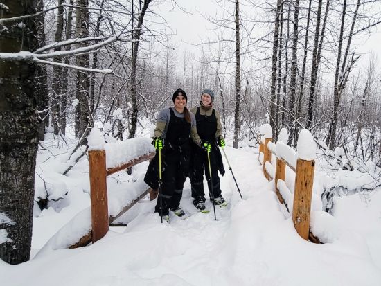 スノーモービル＋スノーシュー　キーナイ・フィヨルド国立公園を冒険＜1～4月／午前・午後／英語ガイド／スワード発＞