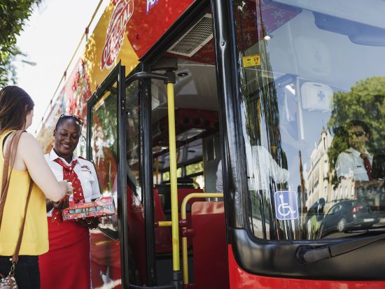 ロンドン 乗り降り自由バス 24時間チケット ＜CitySightseeing/日本語音声ガイド＞