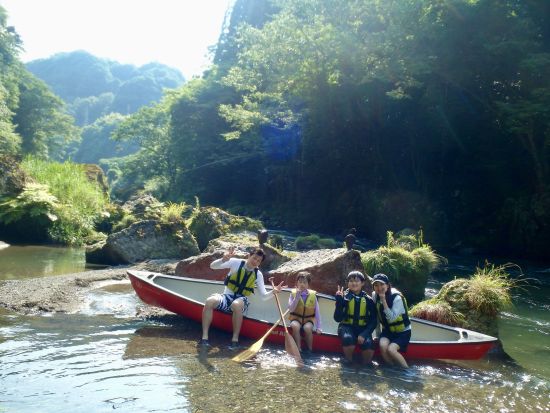 【3月～11月限定】カヌー体験　秘境蘇陽峡にあるダム湖で水上散歩　1人乗り・2人乗り・カナディアンカヌーをご用意 ＜午前・午後／山都町＞ by 自然屋かわじん