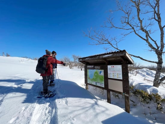 【ベルトラ限定】1日プライベートツアーオンネトーアイスバブル＆摩周湖スノーシュー1日満喫ツアー＜12～4月／阿寒湖温泉発着＞