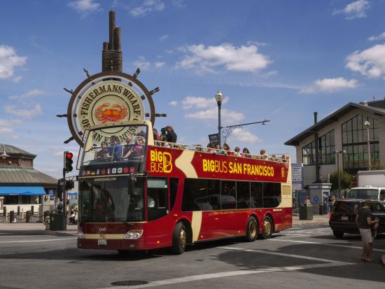 サンフランシスコ　乗り降り自由バス「ビッグバス」チケット予約 ＜英語オーディオガイド付き＞