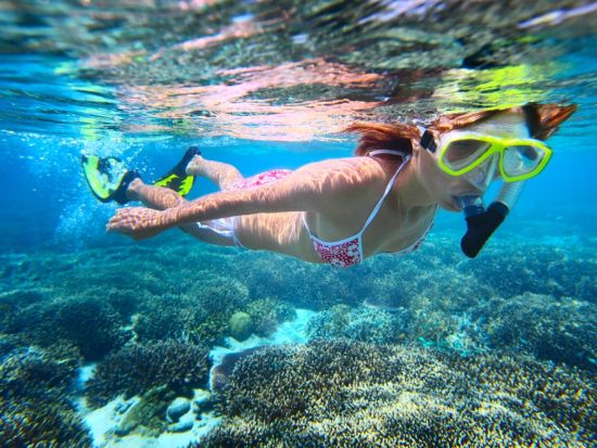タオ島発ナンユアン島シュノーケリングツアー　美しいサンゴ礁の島の絶景ポイントへご案内♪＜昼食付／ホテル送迎付／タオ島発着＞