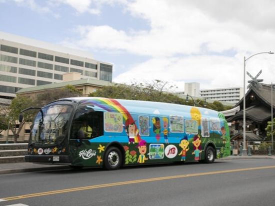 HiBus（ハイバス）ワイキキ巡回トロリーバス　乗り放題1・4・7日間券　（アラモアナ、ダウンタウン、ダイヤモンドヘッド、カハラ）by 'OLI'OLIハワイ