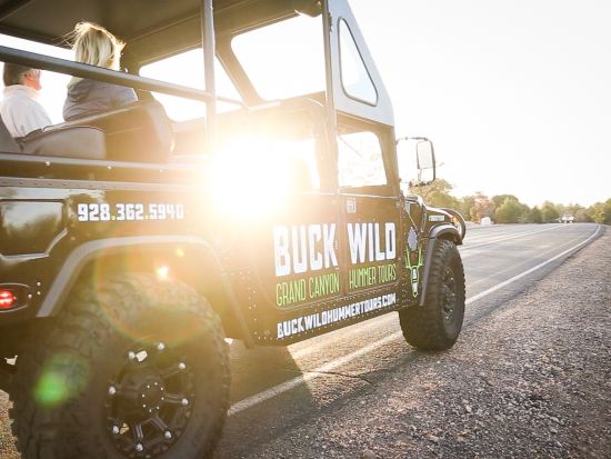 ハマーでめぐる　世界遺産グランドキャニオン国立公園 サンセットツアー ＜英語ガイド／グランドキャニオンまたはツヤサン発着＞