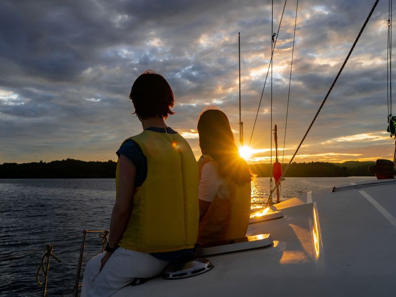 和倉温泉(夕日)