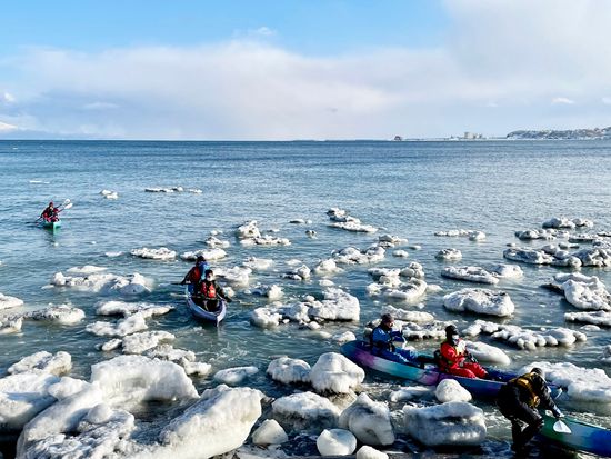 流氷カヤック２