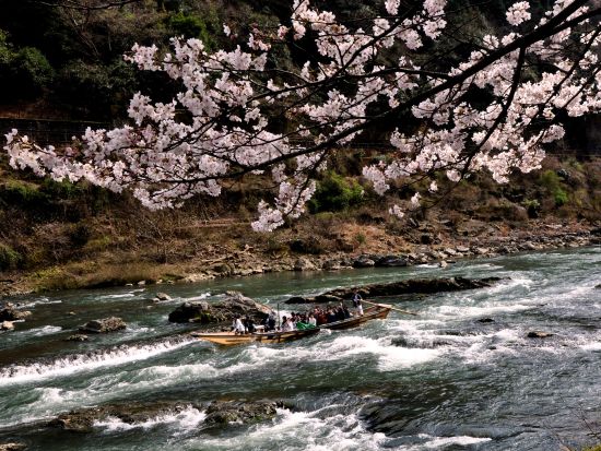 トロッコ列車と保津川下り バスツアー 並ばずスムーズに乗船＆乗車！嵐山散策も＜京都駅発／1日＞by おこしバス（京都定期観光バス）